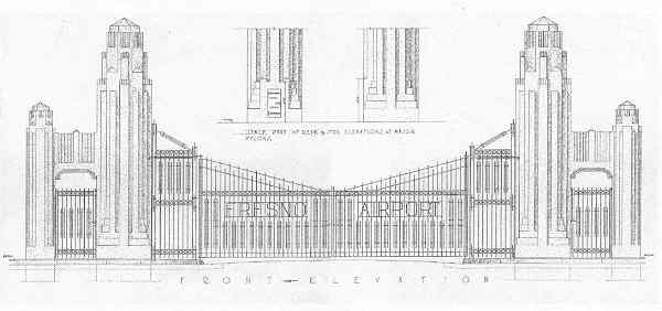 Chandler Field proposed entrance gates